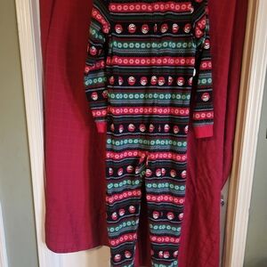 Holiday Cheer Kids Pajama Set with Santa Design ***5/30***